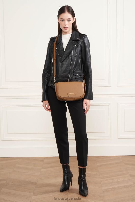 Women Shoulder Bag Dune 4J6H2549 Bag Camel Lancaster Paris