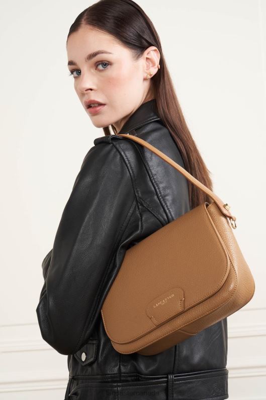 Women Shoulder Bag Dune 4J6H2549 Bag Camel Lancaster Paris