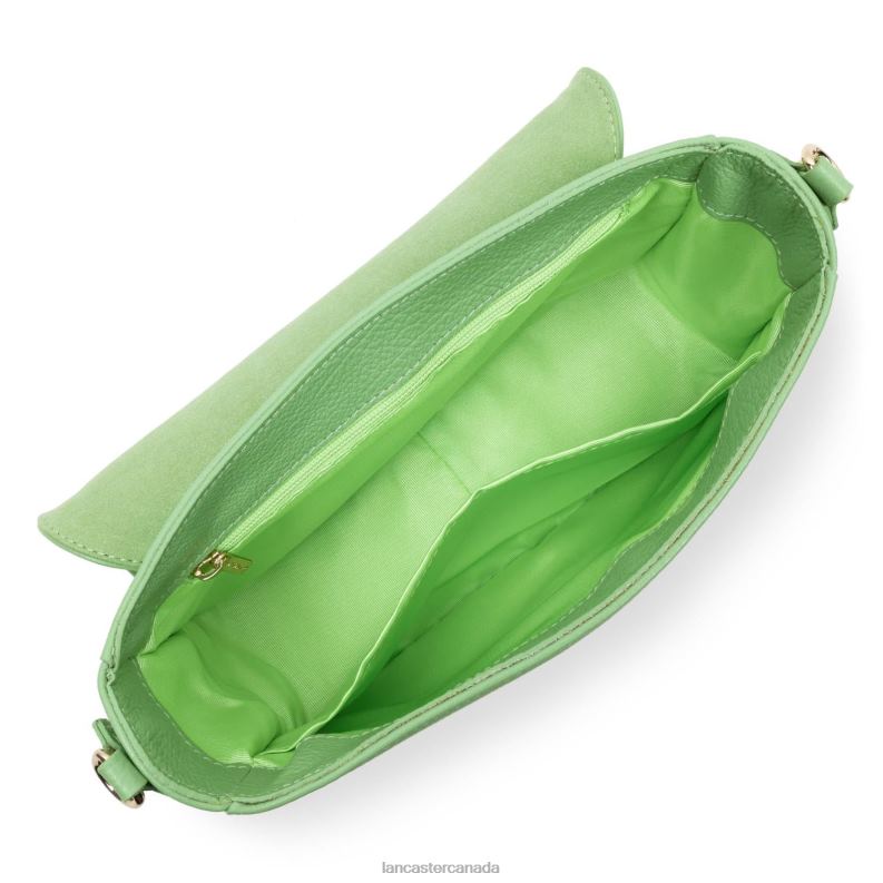 Women Shoulder Bag Dune 4J6H2550 Bag Vert Amande Lancaster Paris