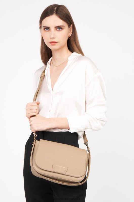 Women Shoulder Bag Dune 4J6H2557 Bag Beige Fonce Lancaster Paris