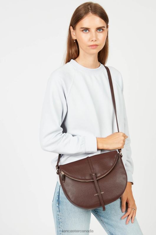 Women Shoulder Bag Dune New 4J6H3884 Bag Chataigne Lancaster Paris