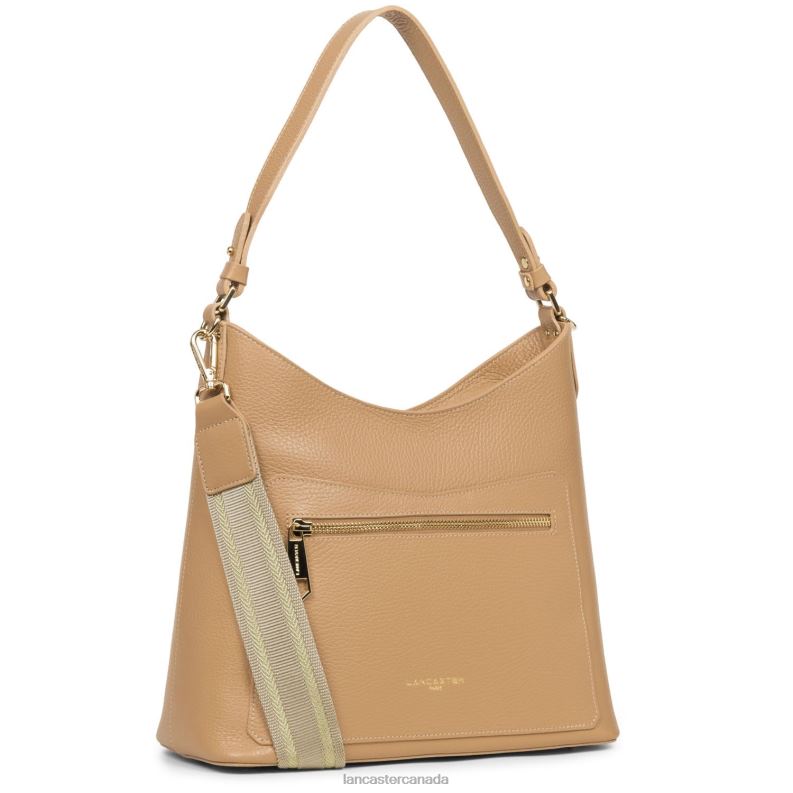 Women Shoulder Bag Foulonne Double 4J6H4348 Bag Naturel-In-Beige Lancaster Paris