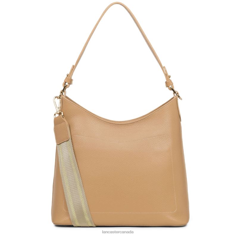 Women Shoulder Bag Foulonne Double 4J6H4348 Bag Naturel-In-Beige Lancaster Paris
