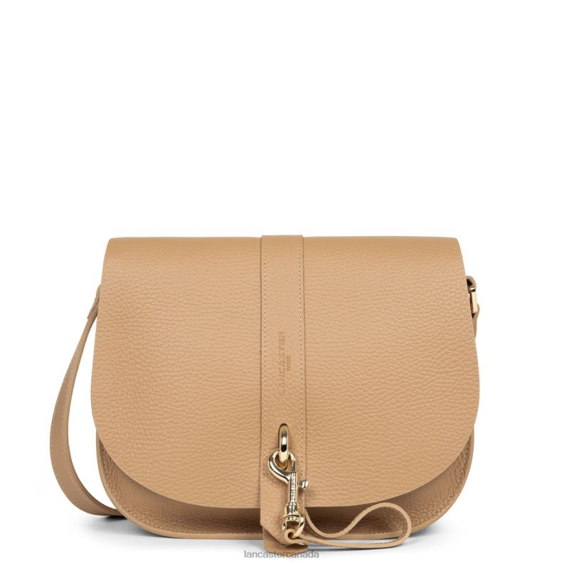 Women Shoulder Bag Foulonne Double Hook 4J6H3796 Bag Naturel-In-Beige Lancaster Paris