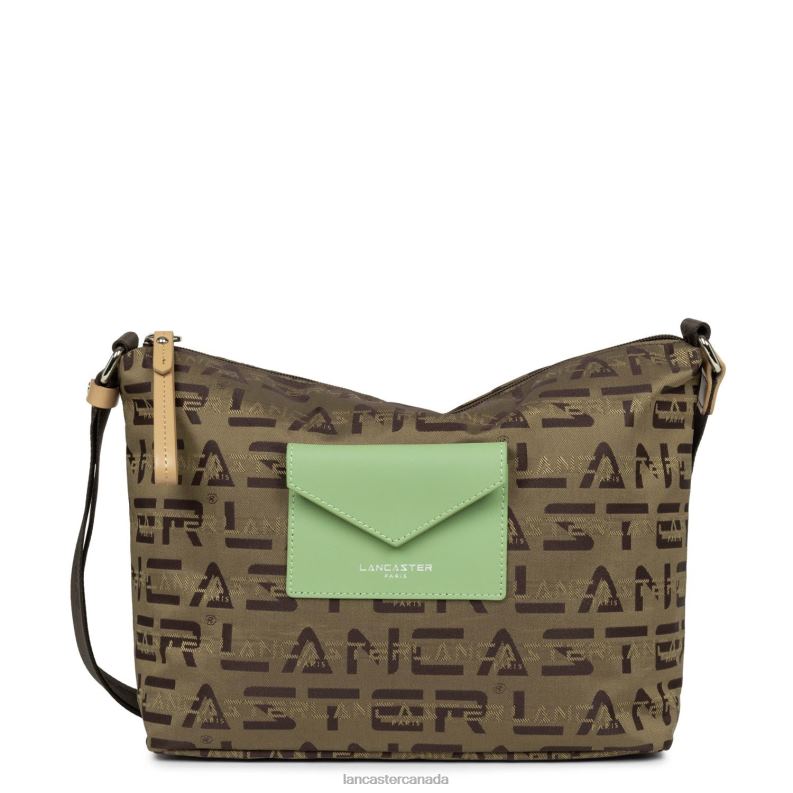 Women Shoulder Bag Logo Kba 4J6H3920 Bag Marron-Naturel-Jade Lancaster Paris