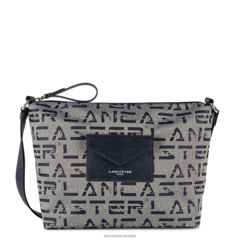 Women Shoulder Bag Logo Kba 4J6H3921 Bag Bleu Fonce Lancaster Paris