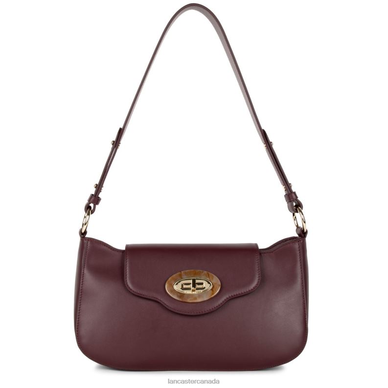 Women Shoulder Bag Marble Touch 4J6H4244 Bag Bordeaux Lancaster Paris