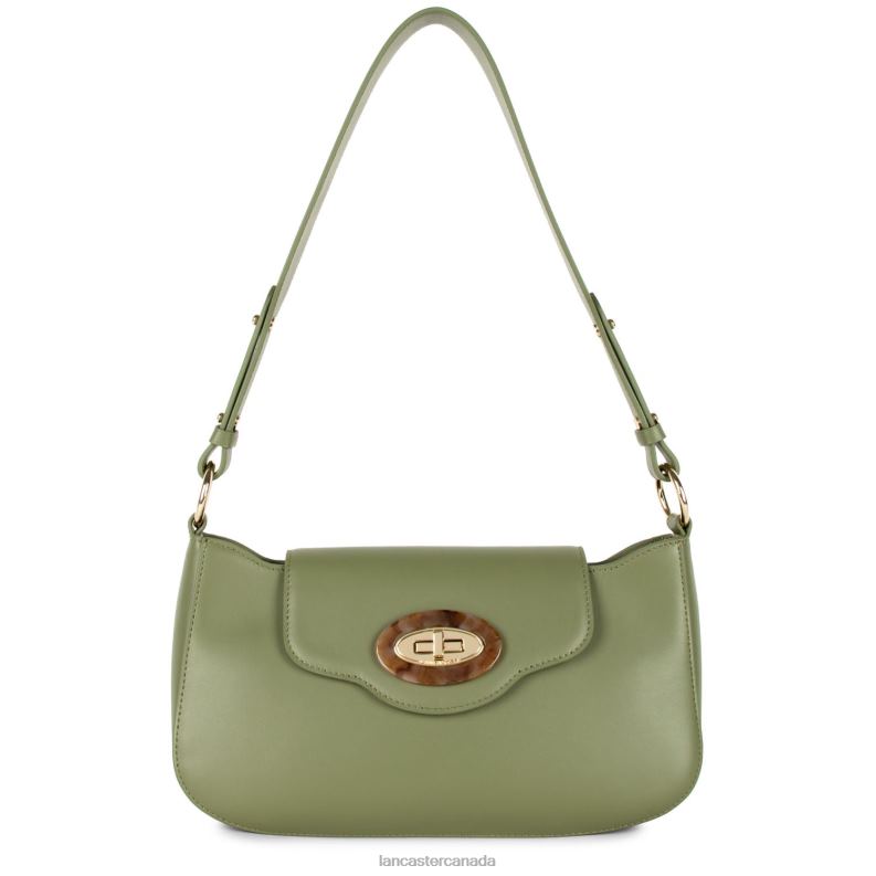 Women Shoulder Bag Marble Touch 4J6H4245 Bag Olive Lancaster Paris