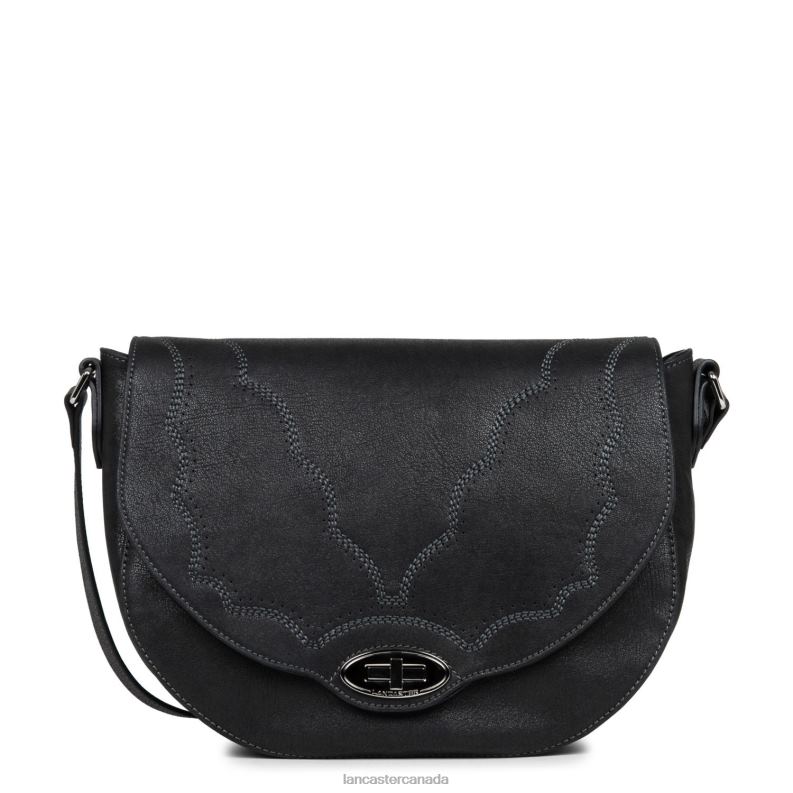 Women Shoulder Bag Santa Fe 4J6H4274 Bag Noir Lancaster Paris