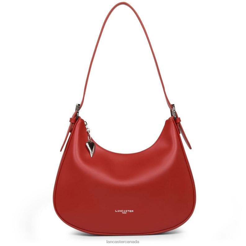 Women Shoulder Bag Smooth 4J6H4393 Bag Rouge Lancaster Paris