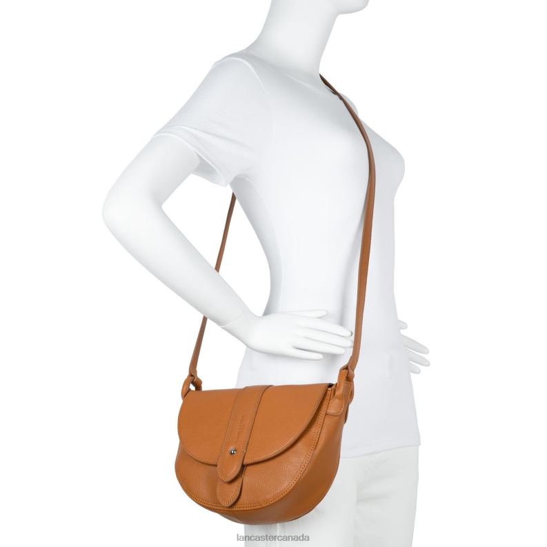 Women Shoulder Bag Soft Vintage 4J6H4378 Bag Cognac-Leopard Lancaster Paris
