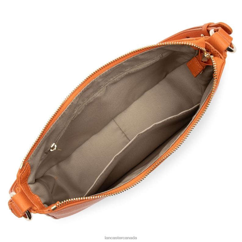Women Small Shoulder Bag Dune 4J6H4207 Bag Orange Lancaster Paris