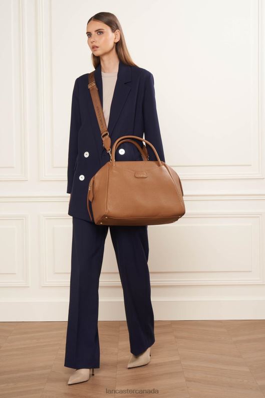 Women Extra Large Tote Bag Dune 4J6H4494 Bag Camel Lancaster Paris
