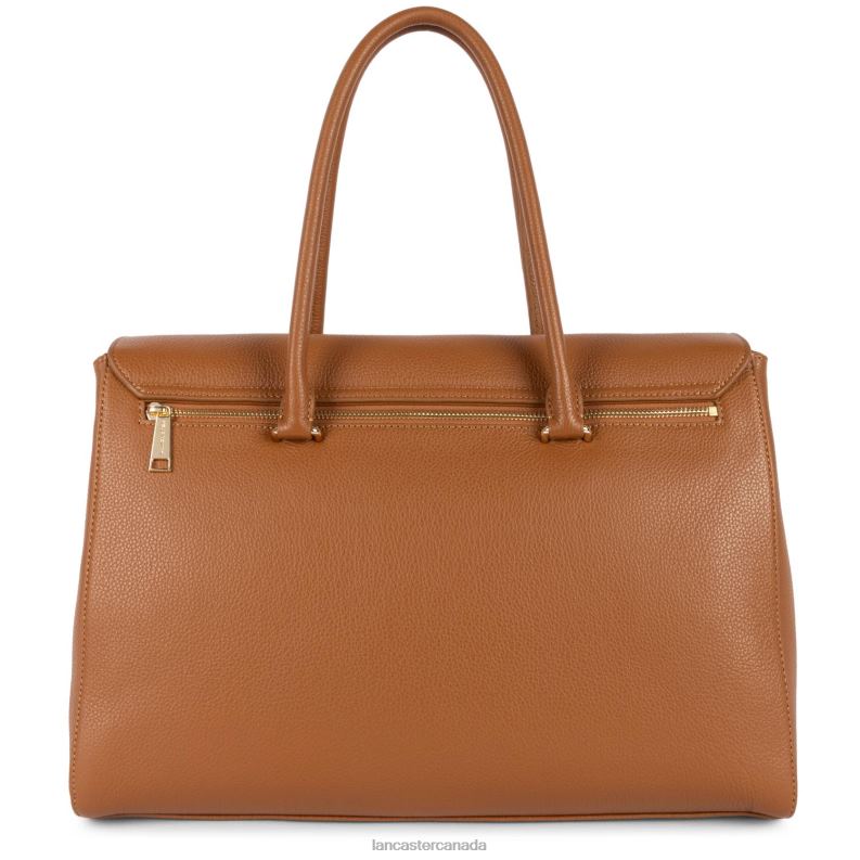 Women Extra Large Tote Bag Foulonne Milano 4J6H2685 Bag Caramel Lancaster Paris