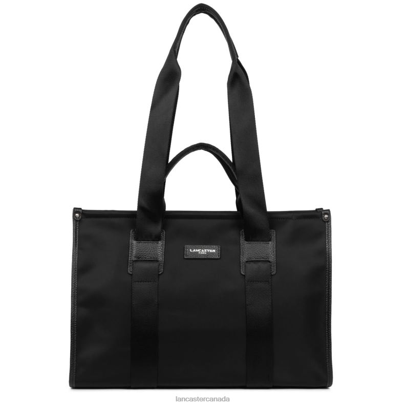 Women Large Tote Bag Basic Faculty 4J6H4476 Bag Noir Lancaster Paris