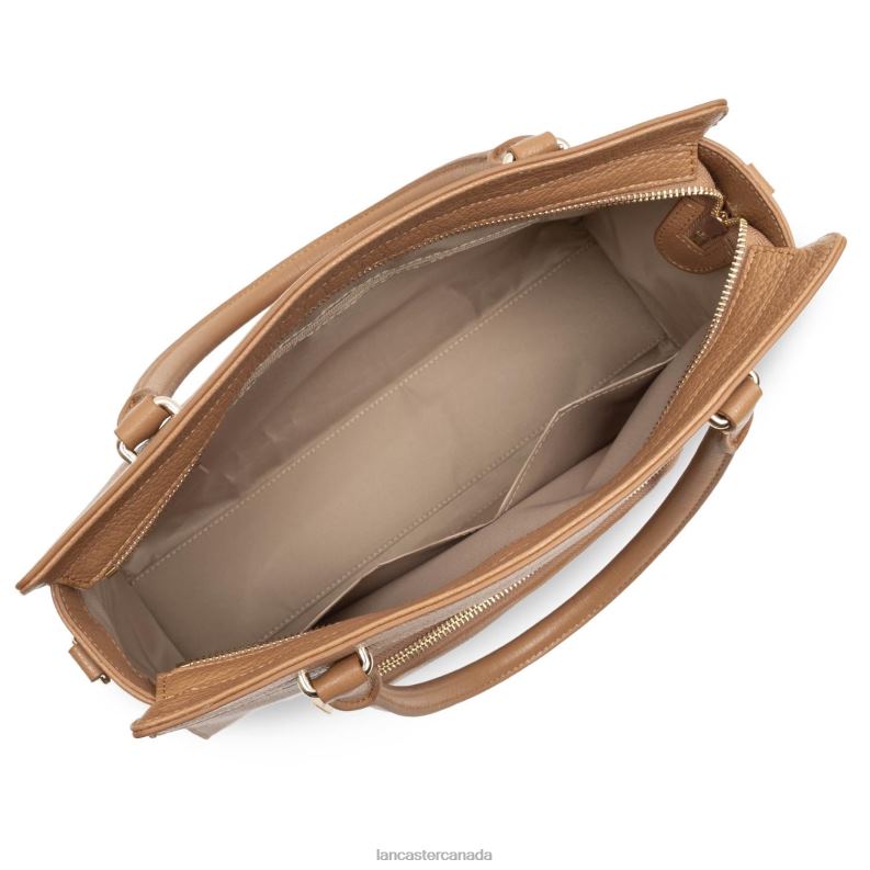 Women Large Tote Bag Dune 4J6H4498 Bag Camel Lancaster Paris