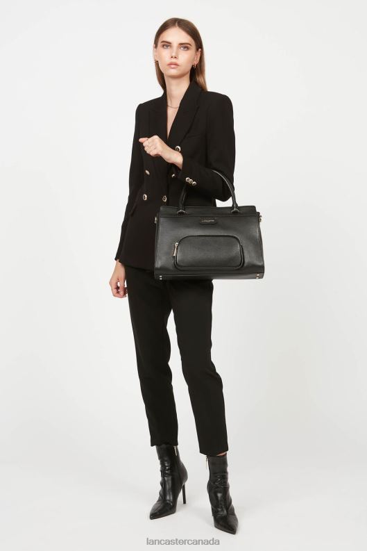 Women Large Tote Bag Dune 4J6H4501 Bag Noir Lancaster Paris