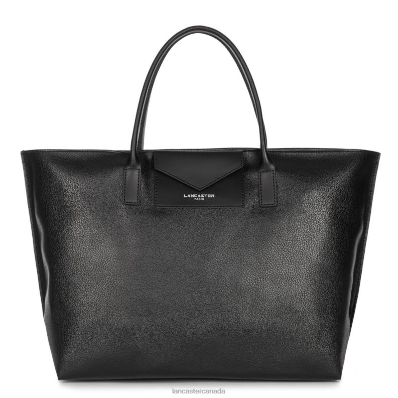 Women Large Tote Bag Maya Lightweight 4J6H720 Bag Noir Lancaster Paris