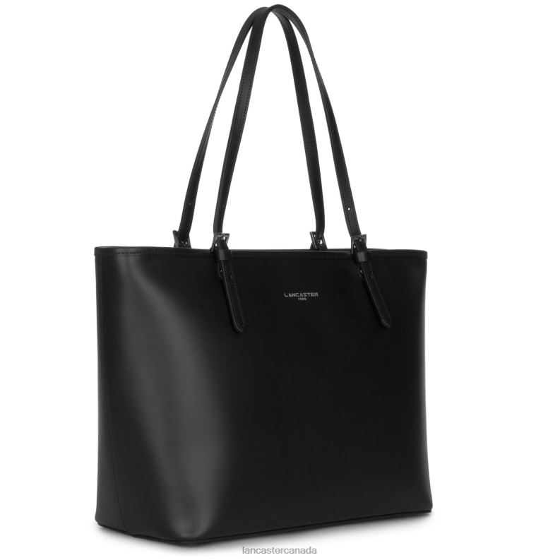 Women Large Tote Bag Smooth 4J6H3121 Bag Noir Lancaster Paris