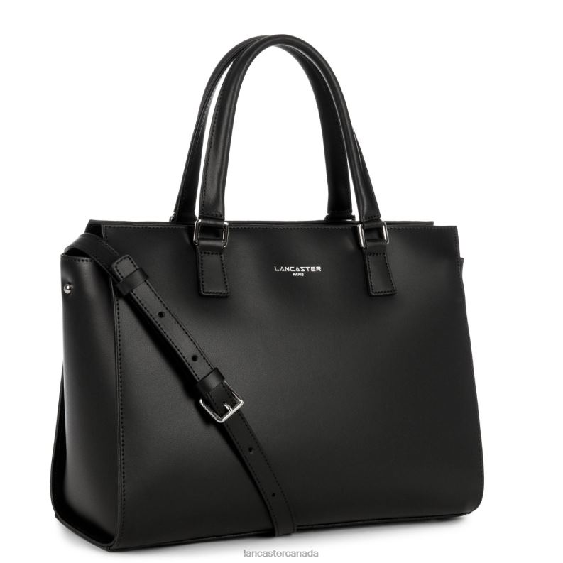 Women Large Tote Bag Smooth 4J6H3138 Bag Noir Lancaster Paris