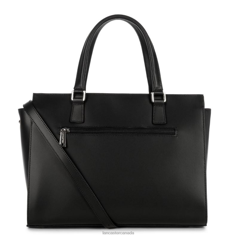 Women Large Tote Bag Smooth 4J6H3138 Bag Noir Lancaster Paris
