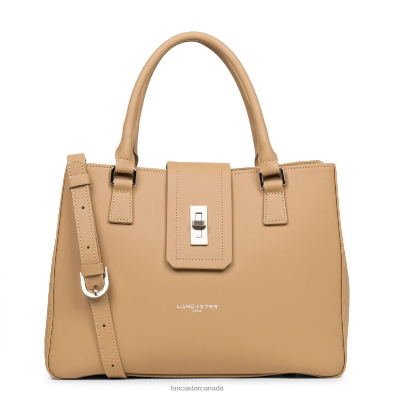 Women M Tote Bag City Mae 4J6H3589 Bag Naturel Lancaster Paris