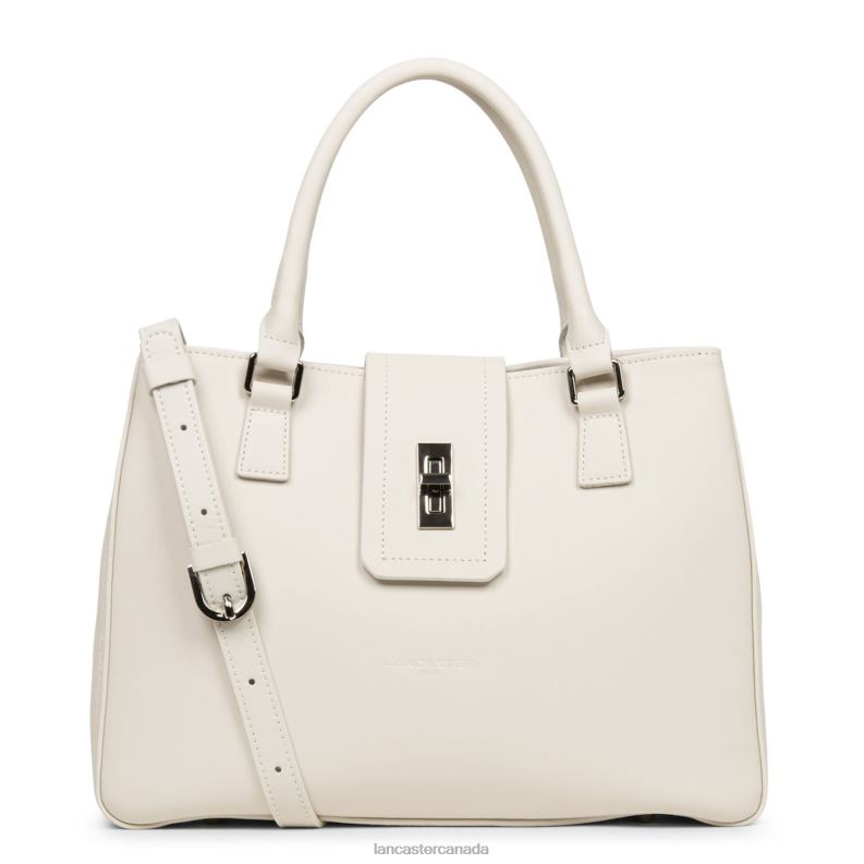 Women M Tote Bag City Mae 4J6H3590 Bag Ecru Lancaster Paris