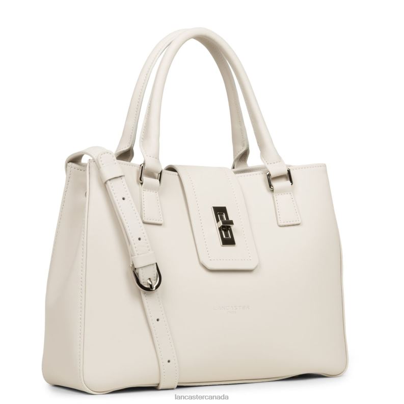 Women M Tote Bag City Mae 4J6H3590 Bag Ecru Lancaster Paris