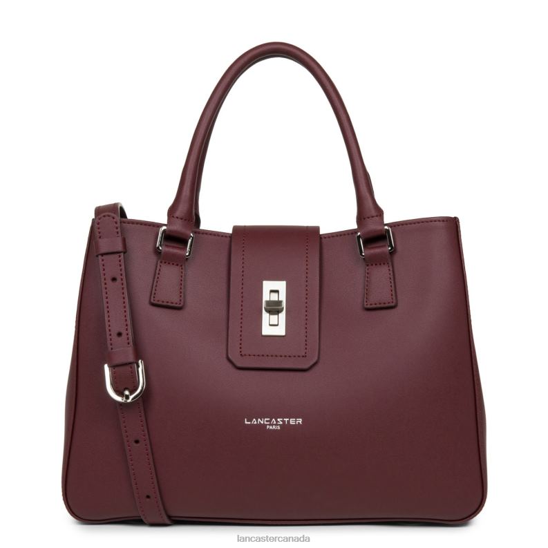 Women M Tote Bag City Mae 4J6H3593 Bag Pourpre Lancaster Paris