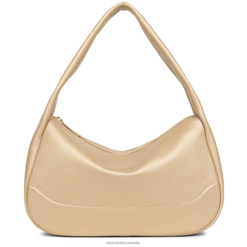 Women M Tote Bag Foulonne Cerceau 4J6H2444 Bag Champagne Lancaster Paris