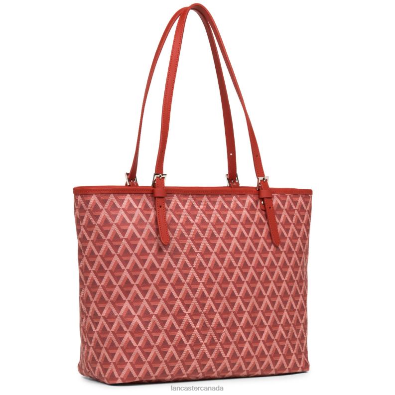 Women M Tote Bag Ikon 4J6H2515 Bag Carmin Lancaster Paris