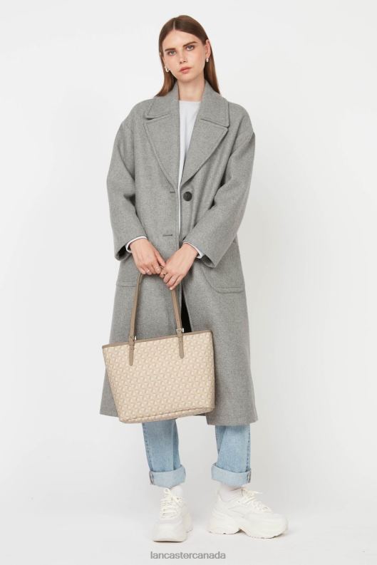 Women M Tote Bag Ikon 4J6H2516 Bag Beige Lancaster Paris