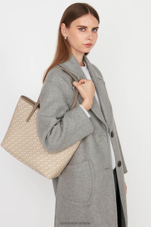 Women M Tote Bag Ikon 4J6H2516 Bag Beige Lancaster Paris