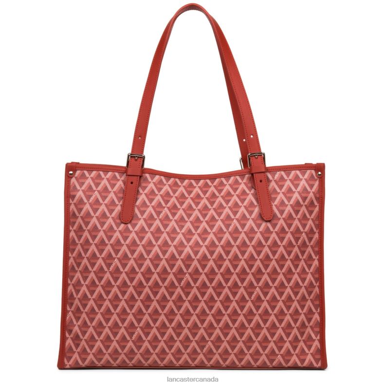 Women M Tote Bag Ikon 4J6H3873 Bag Carmin Lancaster Paris