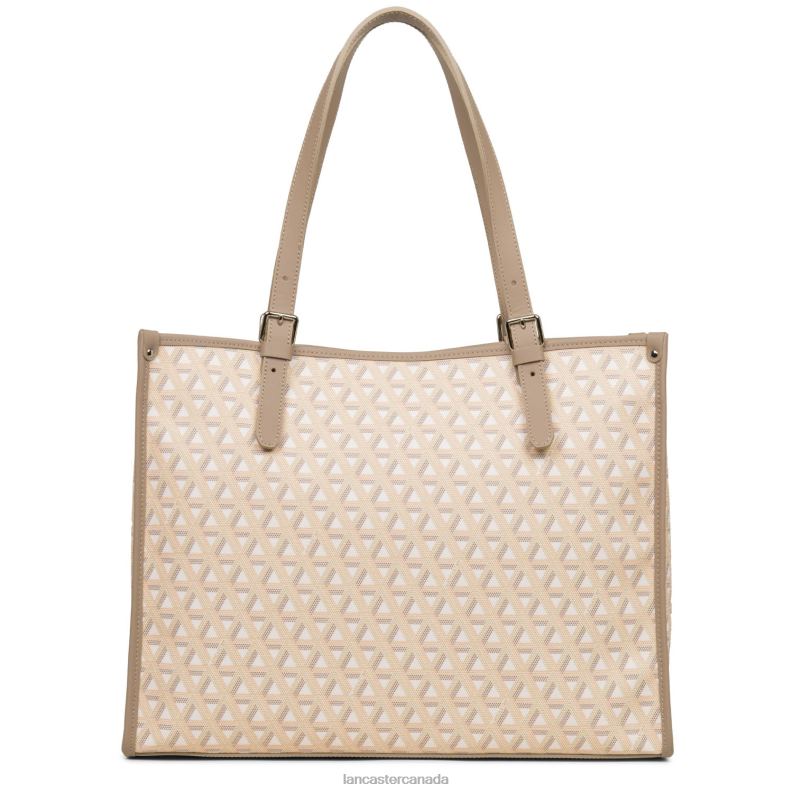 Women M Tote Bag Ikon 4J6H3874 Bag Beige Lancaster Paris