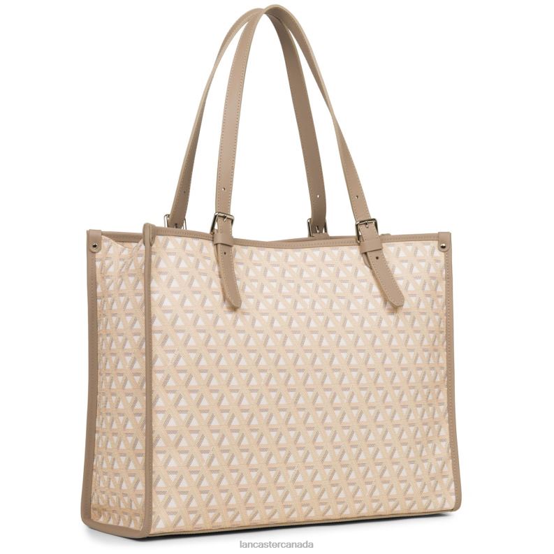 Women M Tote Bag Ikon 4J6H3874 Bag Beige Lancaster Paris