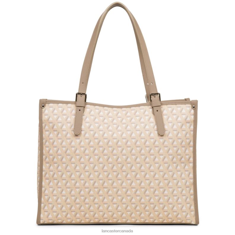 Women M Tote Bag Ikon 4J6H3874 Bag Beige Lancaster Paris