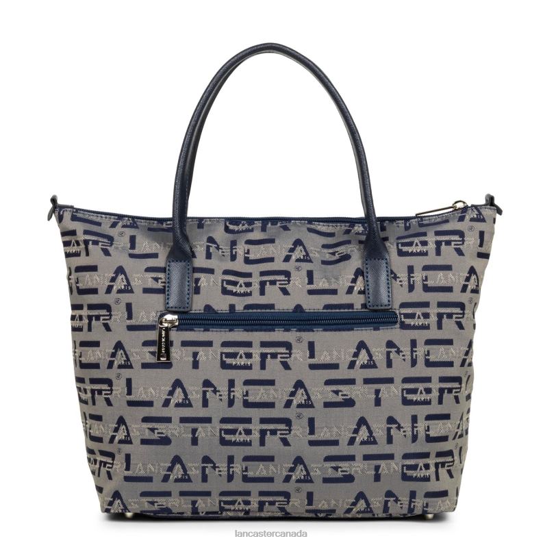 Women M Tote Bag Logo Kba 4J6H4506 Bag Bleu Fonce Lancaster Paris