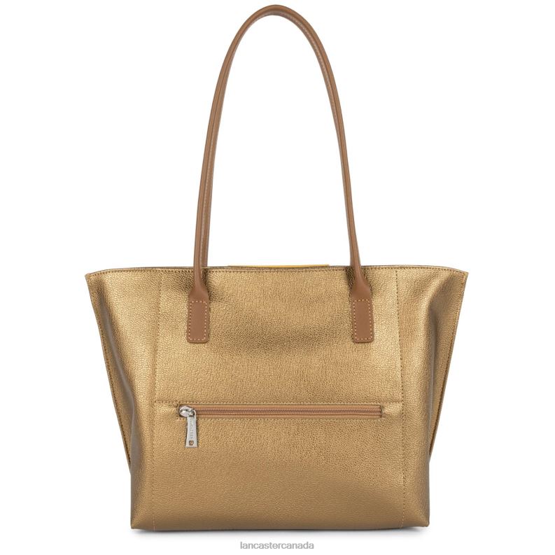Women M Tote Bag Maya 4J6H2838 Bag Bronze-Jaune-Camel Lancaster Paris