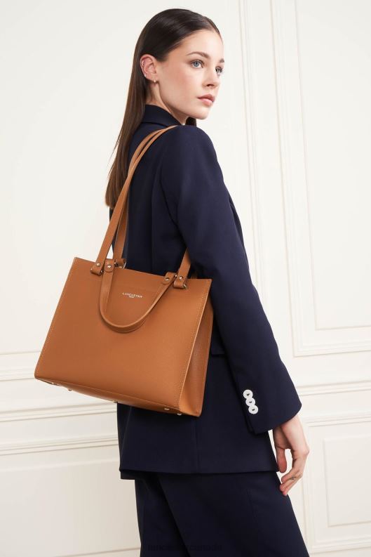 Women M Tote Bag Sierra 4J6H4461 Bag Camel Lancaster Paris
