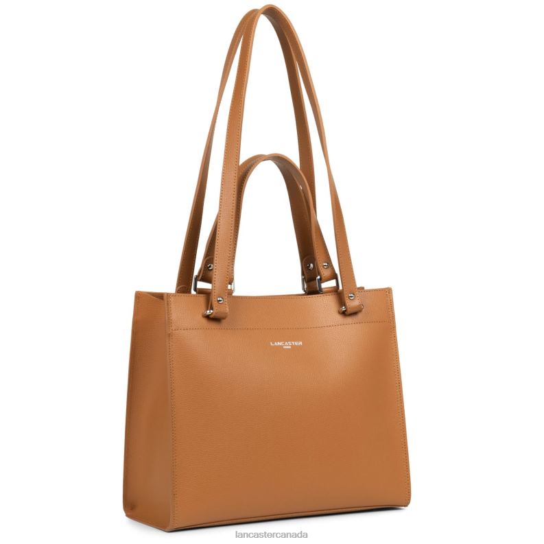 Women M Tote Bag Sierra 4J6H4461 Bag Camel Lancaster Paris