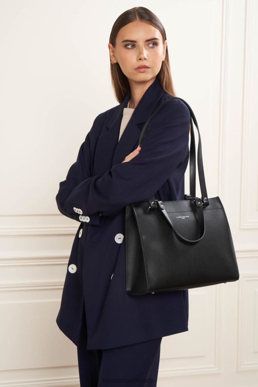 Women M Tote Bag Sierra 4J6H4462 Bag Noir Lancaster Paris