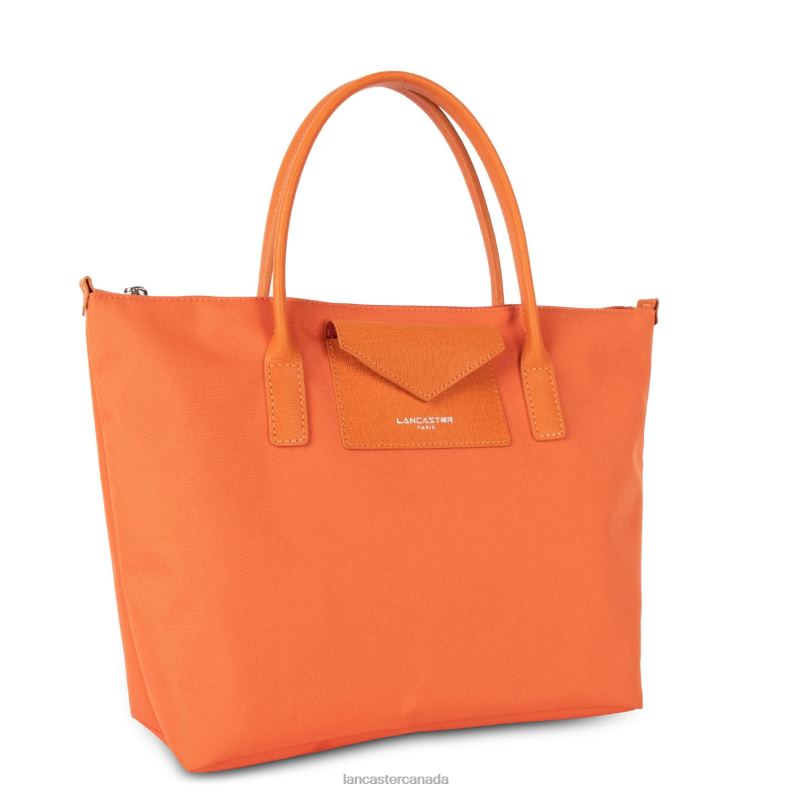 Women M Tote Bag Smart KBA New 4J6H2690 Bag Orange Lancaster Paris