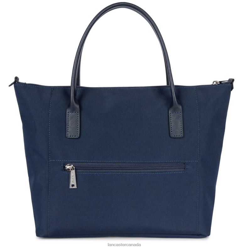 Women M Tote Bag Smart KBA New 4J6H2701 Bag Bleu Fonce-Bleu Paon Lancaster Paris