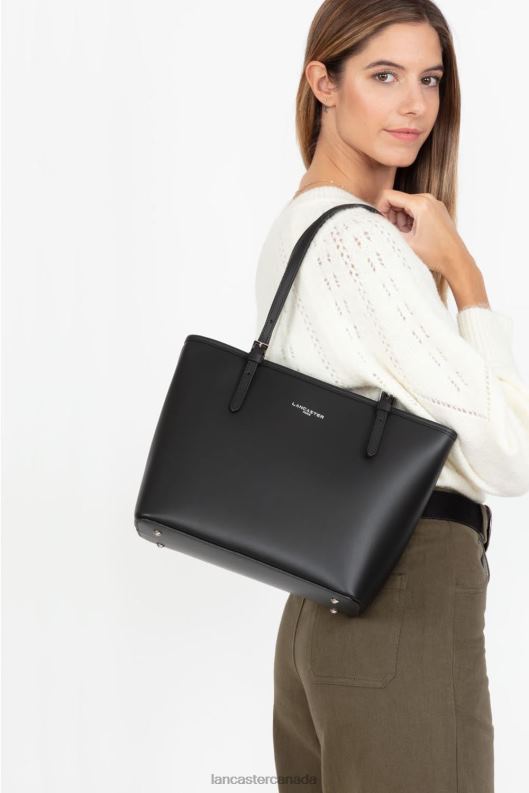 Women M Tote Bag Smooth 4J6H3103 Bag Noir Lancaster Paris