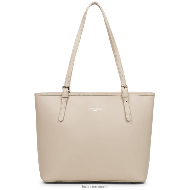 Women M Tote Bag Smooth 4J6H3111 Bag Galet Rose Lancaster Paris