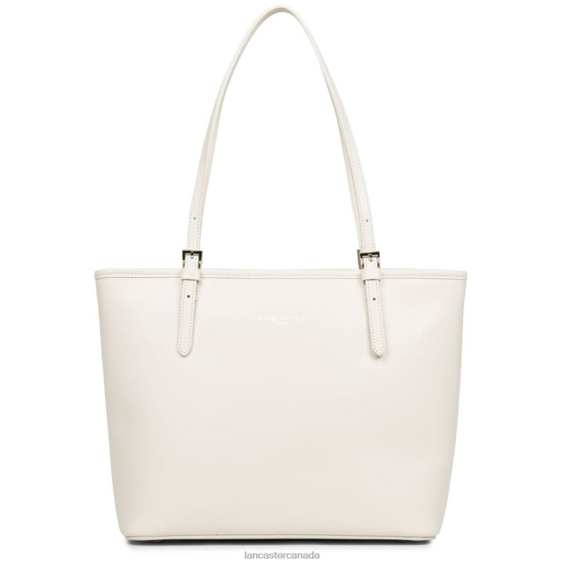 Women M Tote Bag Smooth 4J6H3113 Bag Ecru Lancaster Paris