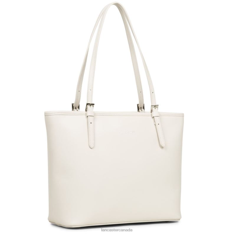 Women M Tote Bag Smooth 4J6H3113 Bag Ecru Lancaster Paris