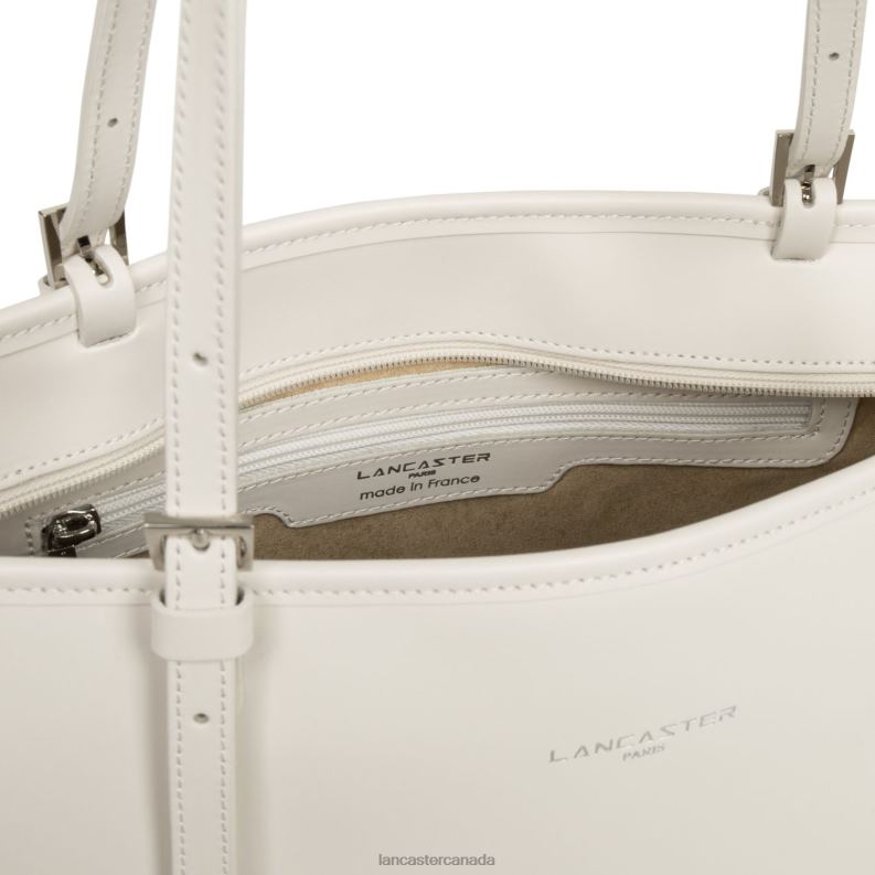 Women M Tote Bag Smooth 4J6H3113 Bag Ecru Lancaster Paris