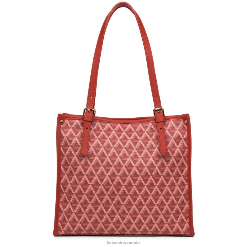 Women Small Tote Bag Ikon 4J6H4359 Bag Carmin Lancaster Paris